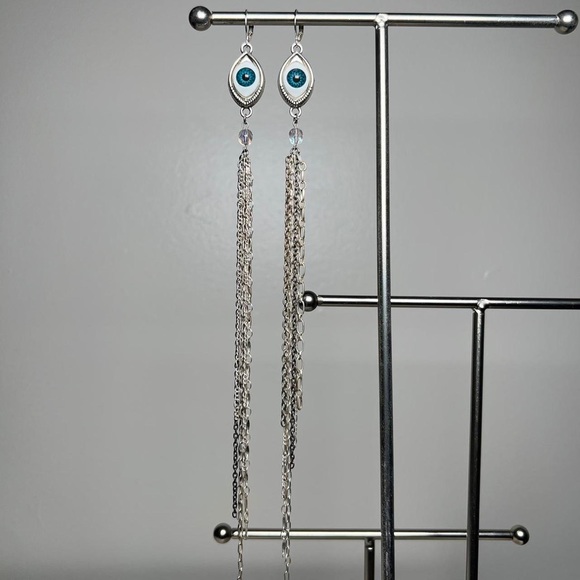 Handmade statement earrings - Picture 2 of 3